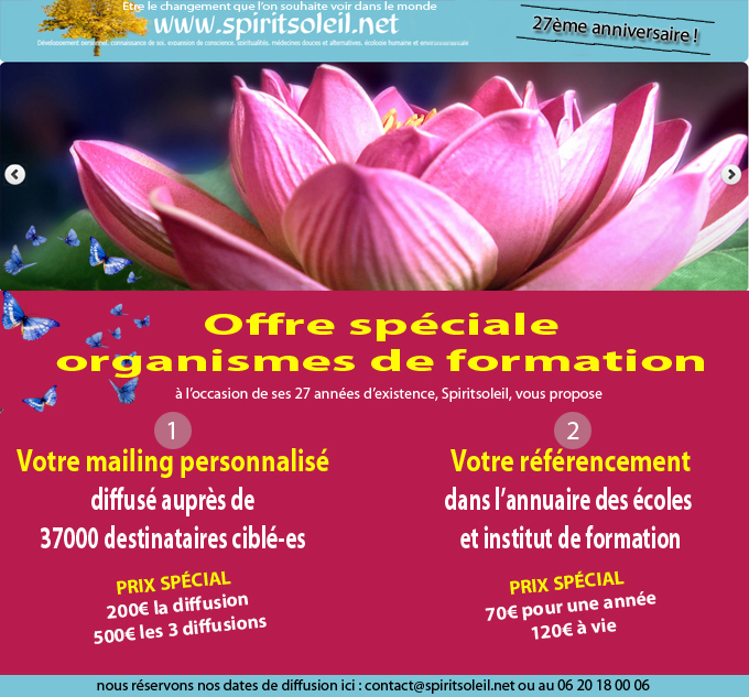 spiritsoleil : Prestations pour les Organismes de Formation et les Formateurs